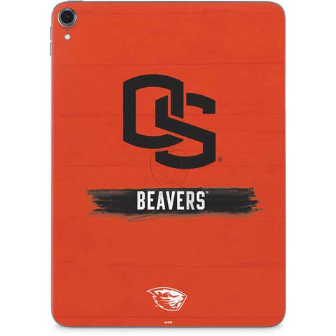 Oregon State University Texture Apple iPad Pro Skin