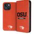 Oregon State University Texture iPhone 15 Plus Folio Case
