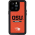 Oregon State University Texture iPhone 15 Pro Waterproof Case