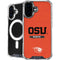 Oregon State University Texture iPhone 16 Plus MagSafe Case