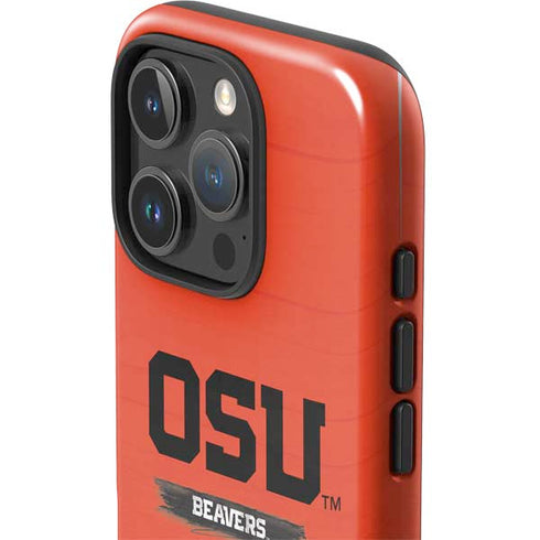 Oregon State University Texture iPhone 16 Pro Impact Case