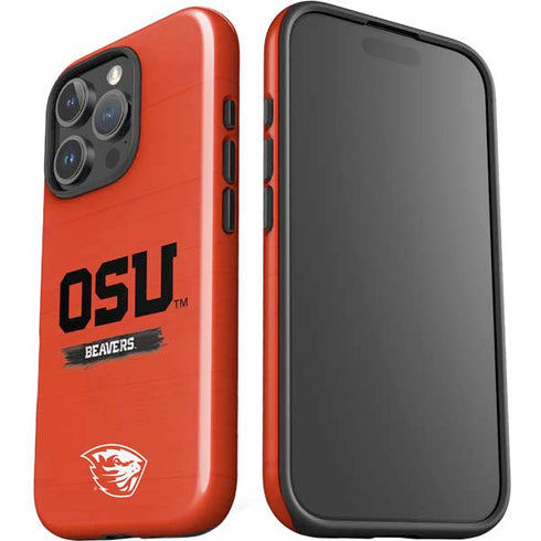 Oregon State University Texture iPhone 16 Pro Impact Case