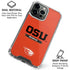 Oregon State University Texture iPhone 16 Pro Max Clear Case