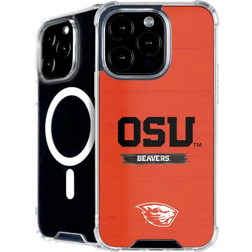 Oregon State University Texture iPhone 16 Pro Max MagSafe Case