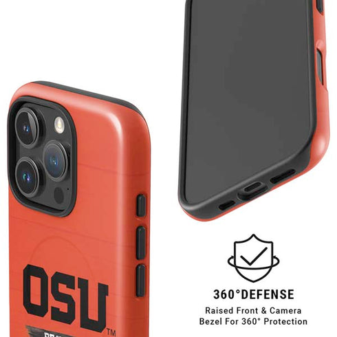 Oregon State University Texture iPhone 16 Pro Max Magsafe Impact Case