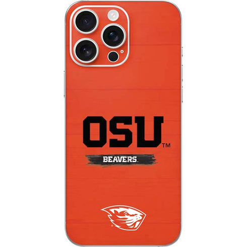 Oregon State University Texture iPhone 16 Pro Max Skin
