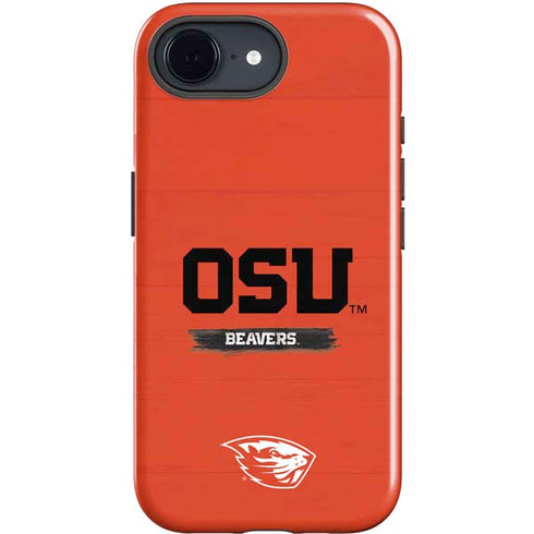 Oregon State University Texture iPhone 16e Impact Case