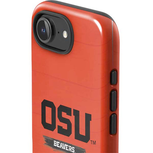 Oregon State University Texture iPhone 16e Impact Case