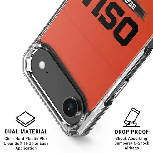 Oregon State University Texture iPhone 17 Air Clear Case