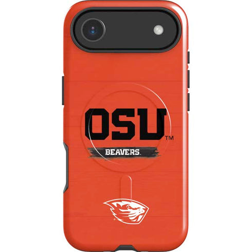Oregon State University Texture iPhone 17 Air Magsafe Impact Case