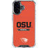 Oregon State University Texture iPhone 17 Clear Case