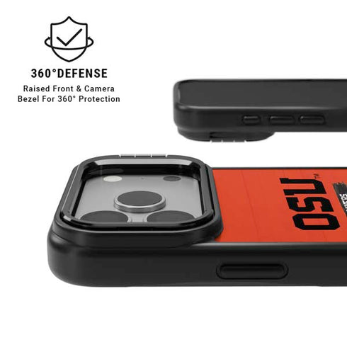 Oregon State University Texture iPhone 17 Pro Max Kickstand Case