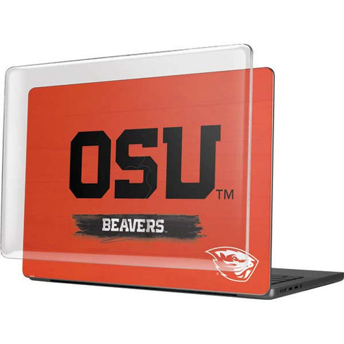Oregon State University Texture MacBook Pro 14in (2021-24) Case plus Skin