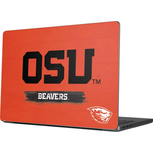 Oregon State University Texture Apple MacBook Pro 14-inch Skin