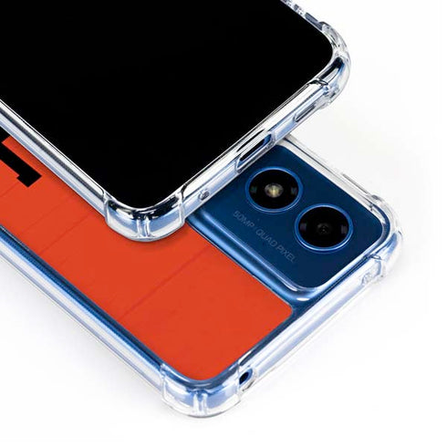 Oregon State University Texture Moto G 5G (2024) Clear Case