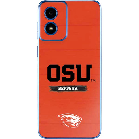 Oregon State University Texture Moto G Play 4G (2024) Skin