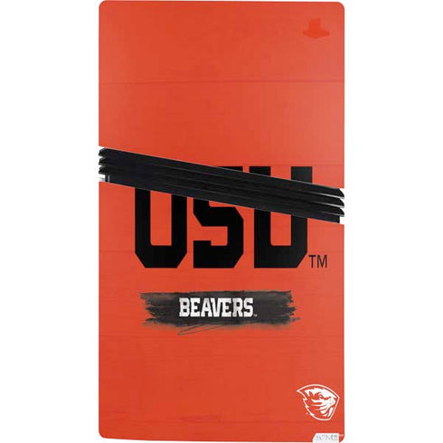 Oregon State University Texture PS5 Pro Console Skin