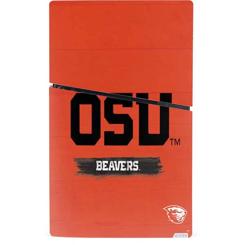 Oregon State University Texture PS5 Slim Digital Edition Console Skin