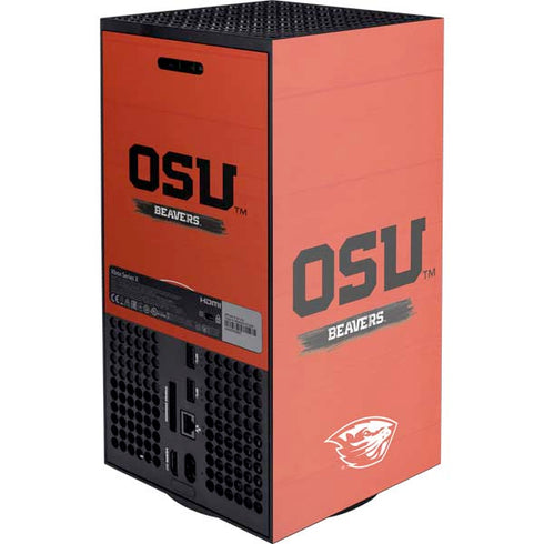 Oregon State University Texture XBox Series X Digital Edition Console Skin