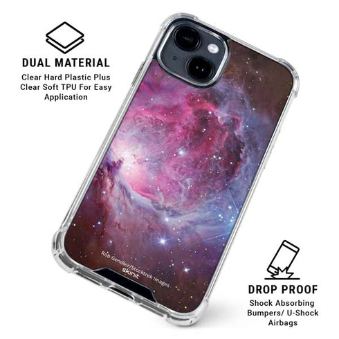 Orion Nebula and a Reflection Nebula iPhone 15 Clear Case