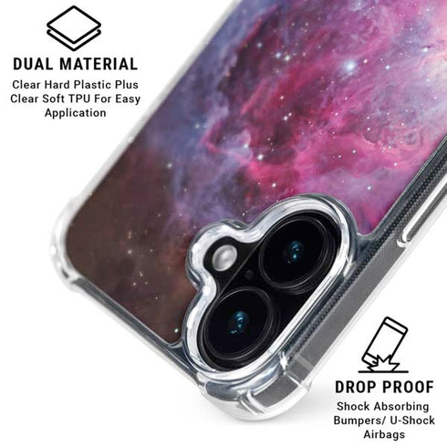 Orion Nebula and a Reflection Nebula iPhone 16 Plus Clear Case