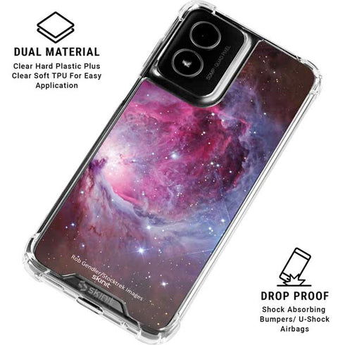 Orion Nebula and a Reflection Nebula Moto G Power 5G (2024) Clear Case
