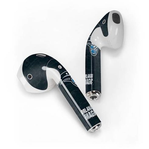 NBA Orlando Magic Black Secondary Logo Apple AirPods Skin