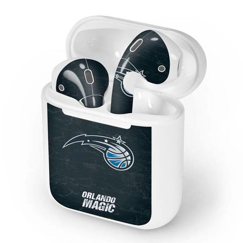 NBA Orlando Magic Black Secondary Logo Apple AirPods Skin