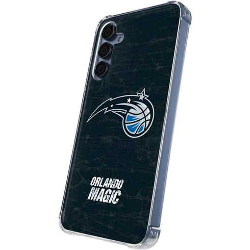NBA Orlando Magic Black Secondary Logo Galaxy A35 5G Clear Case