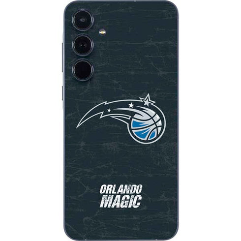 NBA Orlando Magic Black Secondary Logo Galaxy A35 5G Skin