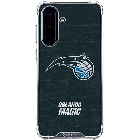 NBA Orlando Magic Black Secondary Logo Galaxy A36 5G Clear Case