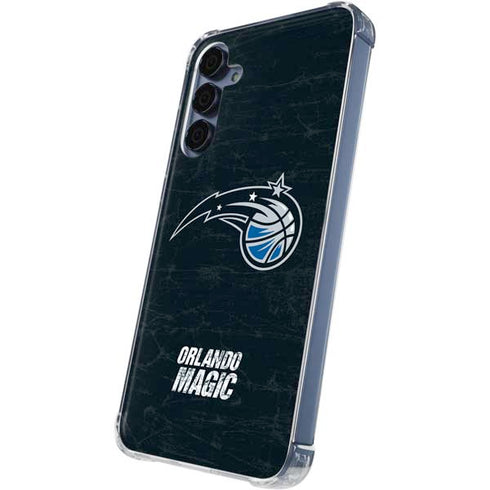 NBA Orlando Magic Black Secondary Logo Galaxy A55 5G Clear Case