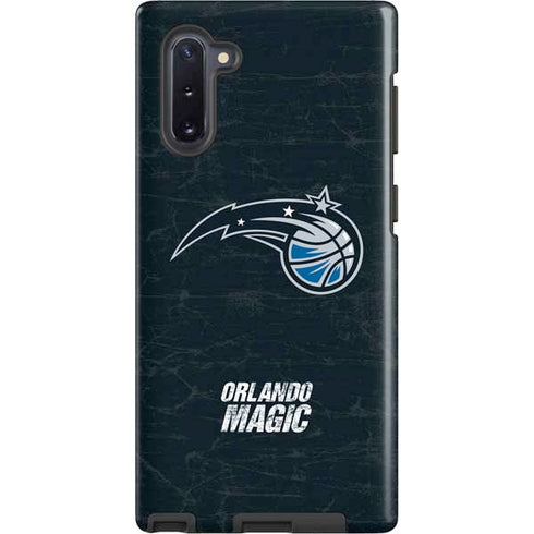 NBA Orlando Magic Black Secondary Logo Galaxy Cases