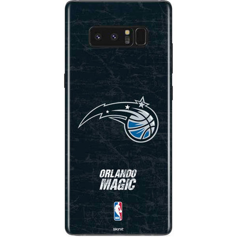 NBA Orlando Magic Black Secondary Logo Galaxy Note 8 Skin