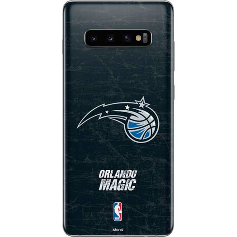 NBA Orlando Magic Black Secondary Logo Galaxy S10 Plus Skin