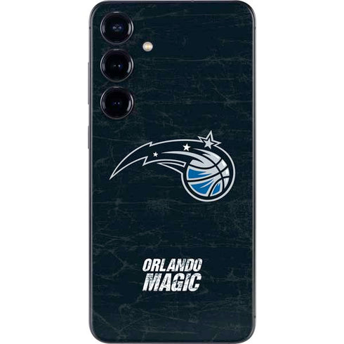 NBA Orlando Magic Black Secondary Logo Galaxy S25 Plus Skin