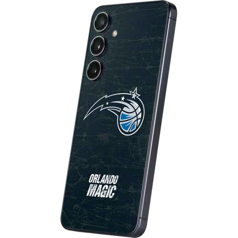 NBA Orlando Magic Black Secondary Logo Galaxy S25 Plus Skin