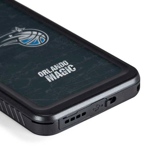 NBA Orlando Magic Black Secondary Logo Galaxy S24 Plus Waterproof Case