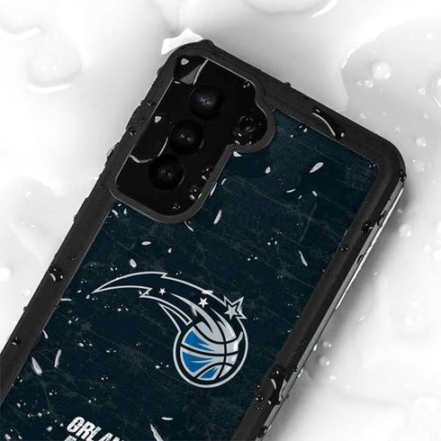NBA Orlando Magic Black Secondary Logo Galaxy S24 Plus Waterproof Case