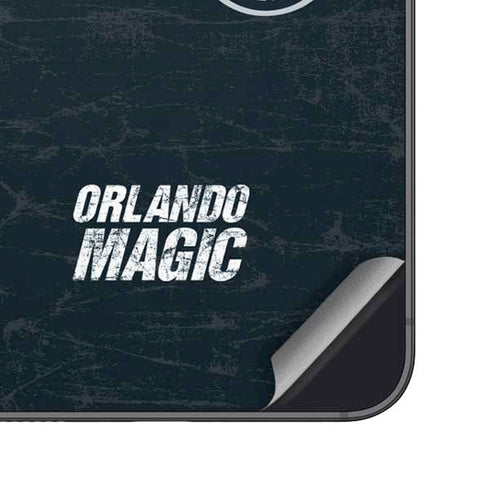 NBA Orlando Magic Black Secondary Logo Galaxy S25 Skin
