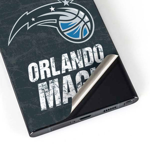 NBA Orlando Magic Black Secondary Logo Galaxy S24 Ultra Skin
