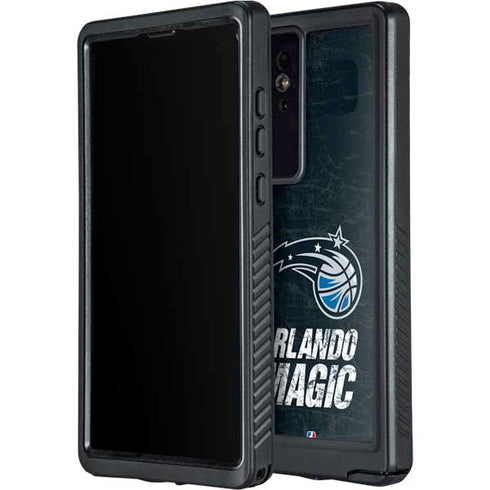 NBA Orlando Magic Black Secondary Logo Galaxy S24 Ultra Waterproof Case
