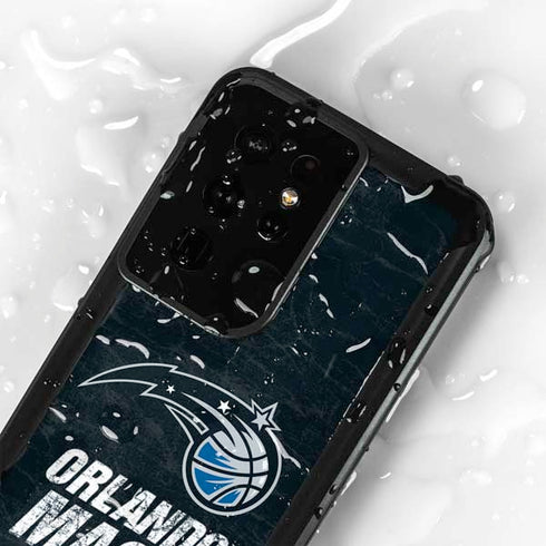 NBA Orlando Magic Black Secondary Logo Galaxy S24 Ultra Waterproof Case