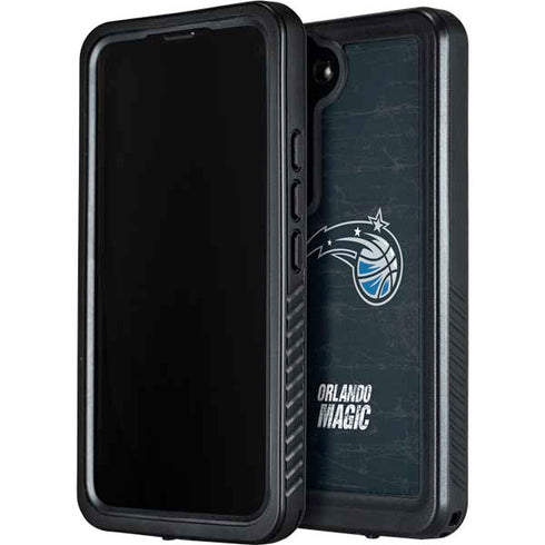 NBA Orlando Magic Black Secondary Logo Galaxy S24 Waterproof Case