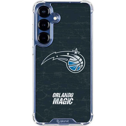 NBA Orlando Magic Black Secondary Logo Galaxy S25 Plus Clear Case