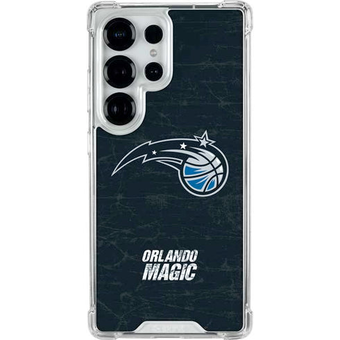 NBA Orlando Magic Black Secondary Logo Galaxy S25 Ultra Clear Case