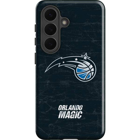 NBA Orlando Magic Black Secondary Logo Galaxy S26 Impact Case