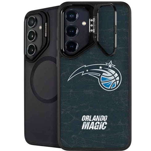 NBA Orlando Magic Black Secondary Logo Galaxy S26 Kickstand Case