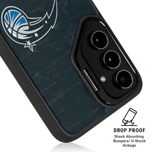 NBA Orlando Magic Black Secondary Logo Galaxy S26 Kickstand Case