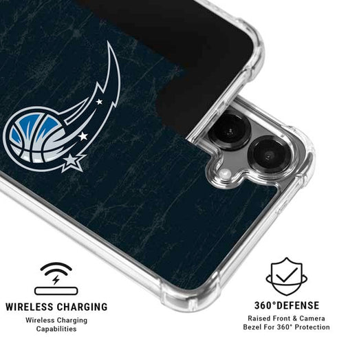 NBA Orlando Magic Black Secondary Logo Galaxy S26 Plus Clear Case